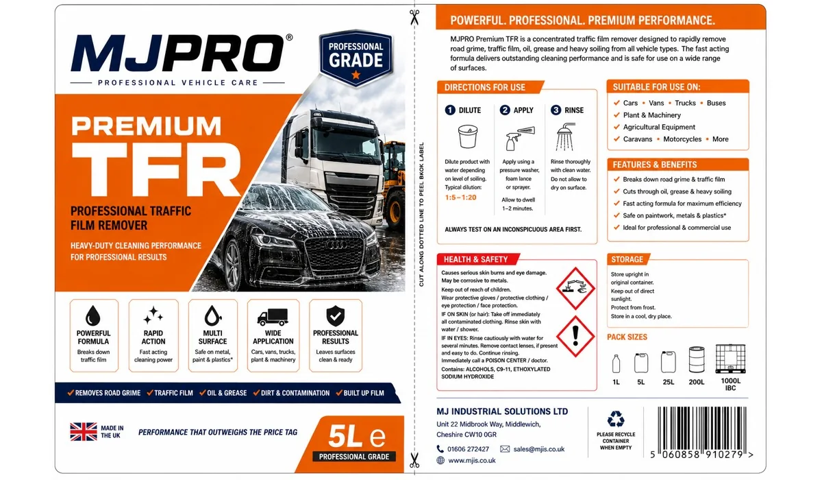 MJ Pro professional cleaning product